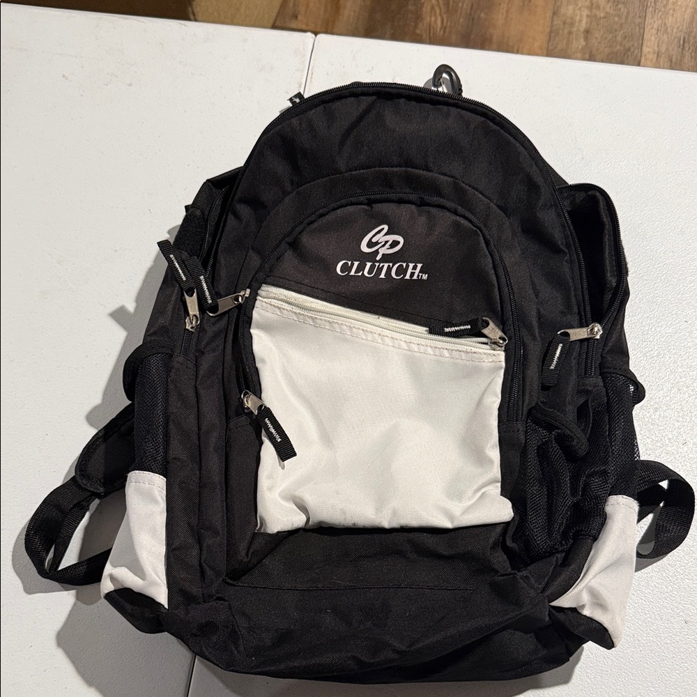 Black and White Baseball Bag